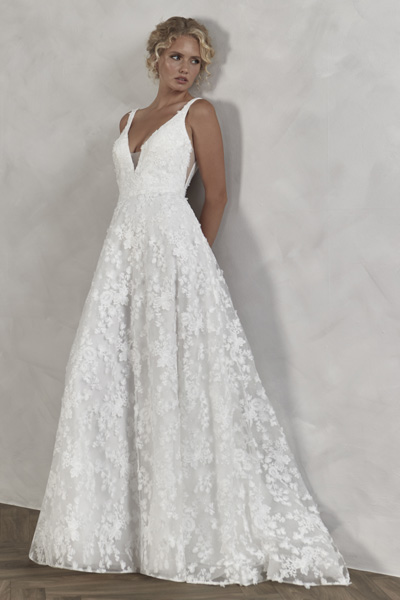 Taffeta and Lace wedding gowns from Romantica