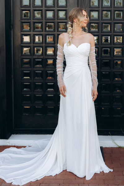 taffeta-and-lace-wedding-dresses from Stella York