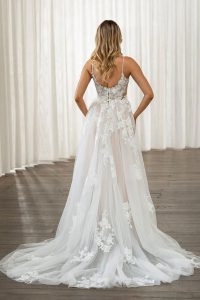 Taffeta and Lace Gloucester Wedding Gowns Madi Lane TYSON_b