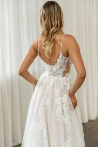 Taffeta and Lace Gloucester Wedding Gowns Madi Lane TYSON