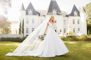 Taffeta and Lace Stella York 6758-a