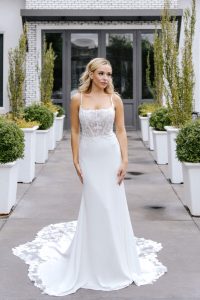 Taffeta and Lace Stella York 7868