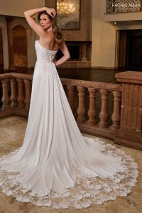 Taffeta-and-Lace-Gloucester Rachel Allen Wedding Gown 4202