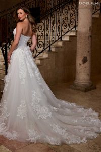 5081back-Taffeta-and-Lace-Gloucester Rachel Allen Wedding Gown