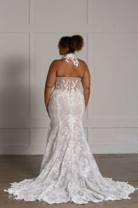 Taffeta and Lace Plus Size Wedding Gowns Madi Lane Leith