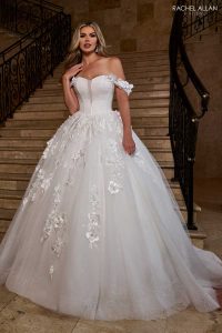 Taffeta and Lace Gloucester Rachel Allen Wedding Dress RB6170