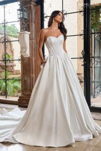 Taffeta and Lace Wedding Dresses Gloucester Rachel Allen RB5092b