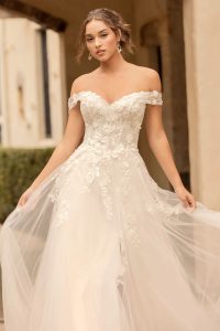 Taffeta and Lace Sophia Tolli Wedding Gown 3169