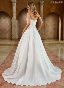 Taffeta and Lace Wedding Gowns from Rachel Allen RB2188